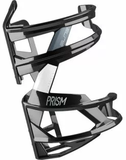 Elite PRISM DROIT Porte-bouteille -vélo Soldes Elite Prism Rechts black white glossySGkFTePjayRSs
