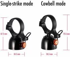 Granite Cricket - Sonnette De Vélo Double Mode -vélo Soldes Granite Cricket Dual Mode Fahrradklingel GBL01 01 3