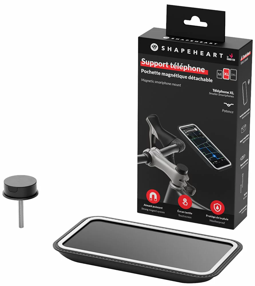 Shapeheart Support Téléphone Pour Fourche De Vélo 1 Shapeheart Support Téléphone Pour Fourche De Vélo