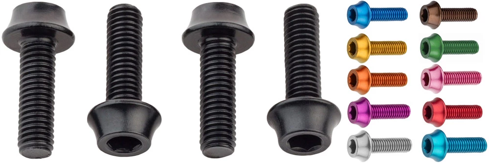 Wolf Tooth Components M5x15mm Vis Porte-bouteille ( 4 Pièces) 1 Wolf Tooth Components M5x15mm Vis Porte-bouteille ( 4 Pièces)