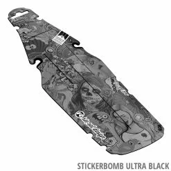Rie:sel Design Fatbike Rear Mudguard 'ritze L' 9 Rie:sel Design Fatbike Rear Mudguard 'ritze L' -vélo Soldes riesel Fatbike Rear Mudguard ritze L Stickerbomb ultra black